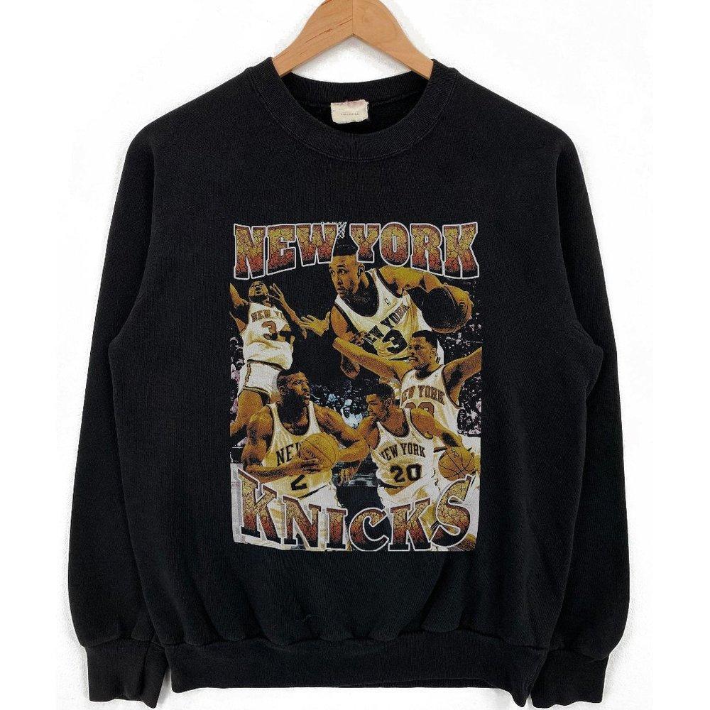 New York Knicks Classic Style Basketball Retro  Sweatshirt